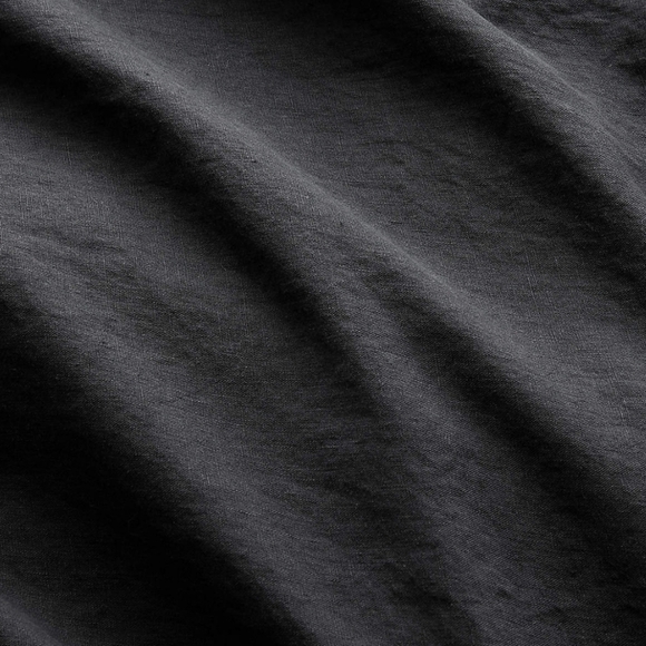 ❤️B2G1 FREE Exclusive EUROPEAN FLAX™Certified Linen Black Full/Queen Duvet Cover - Picture 2 of 11